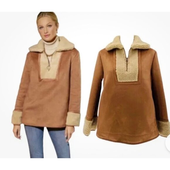 Tuckernuck Stella Shearling Jacket XS - Picture 1 of 11